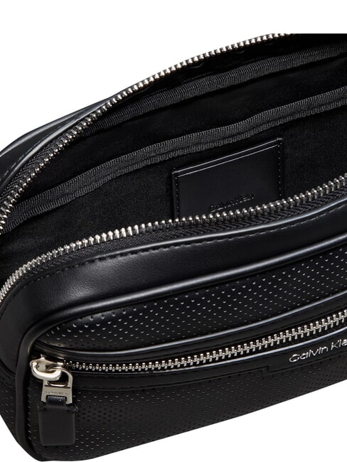 PERFORATED Pungă pe negru - Borsete de br&acirc;u