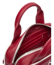 CALVIN KLEIN CONTRAST CK Geantă mini cu curea de umăr Vin de Bordeaux - Genți femei - 6