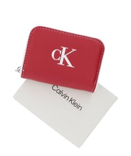 CALVIN KLEIN CONTRAST CK Portofel mic Vin de Bordeaux - Portofele femei - 4