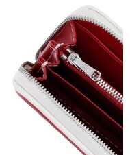 CALVIN KLEIN CONTRAST CK Portofel mic Vin de Bordeaux - Portofele femei - 5