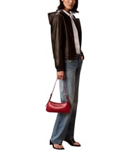 CALVIN KLEIN HARDWARE MONOGRAM Geantă de umăr Vin de Bordeaux - Genți femei - 2