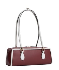 TOMMY HILFIGER TH GRACE Geantă de umăr catifea maro - Genți femei - 3
