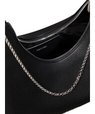 CALVIN KLEIN EMBLEM HW Geantă de umăr pe negru - Genți femei - 4