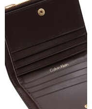 CALVIN KLEIN EMBLEM AOP Portofel cu fermoar dublu delicios aop - Portofele femei - 3