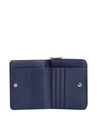 TOMMY HILFIGER TH ICON Portofel mic cu fermoar mono albastru - Portofele femei - 2