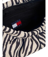 TOMMY HILFIGER TJW ICON Geantă de umăr ziar cu imprimeu de zebră - Genți femei - 4