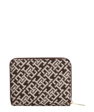 TOMMY HILFIGER TH ICON Portofel mic cu fermoar neutru mono - Portofele femei - 3
