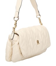 TOMMY HILFIGER TH FEMININE Geantă de umăr cremă moale - Genți femei - 3