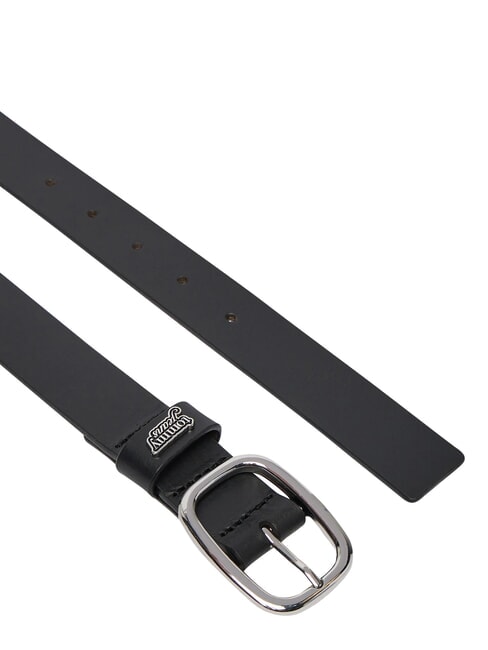 TJW OVAL Curea de piele negru - Curele