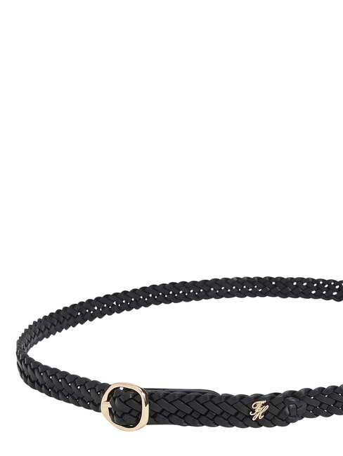 TH SCULPT Curea de piele negru - Curele
