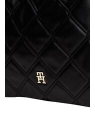 TOMMY HILFIGER TH FEMININE Geantă de umăr matlasată negru - Genți femei - 5