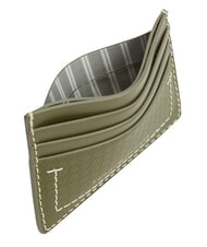TOMMY HILFIGER TH MICRO FLAG Portcard plat din piele lemn de măslin - Portofele bărbați - 4