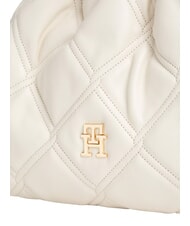 TOMMY HILFIGER TH FEMININE Geantă de umăr cremă moale - Genți femei - 5
