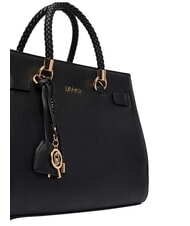 LIUJO MANHATTAN Geantă de m&acirc;nă tip shopper, cu curea de umăr BLACK - Genți femei - 3