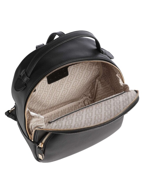 MANHATTAN Rucsac cu buzunar frontal BLACK - Genți femei