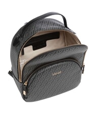 LIUJO MANHATTAN Rucsac cu buzunar frontal BLACK - Genți femei - 4