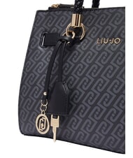 LIUJO MANHATTAN Geantă de m&acirc;nă, cu curea de umăr BLACK - Genți femei - 5