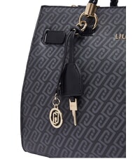 LIUJO MANHATTAN Geantă de m&acirc;nă tip shopper, cu curea de umăr BLACK - Genți femei - 5