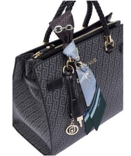 LIUJO MANHATTAN Geantă de m&acirc;nă tip shopper, cu curea de umăr BLACK - Genți femei - 6