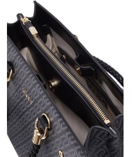 LIUJO MANHATTAN Geantă de m&acirc;nă tip shopper, cu curea de umăr BLACK - Genți femei - 7
