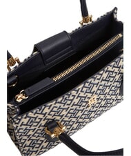 TOMMY HILFIGER TH GRACE Geantă de m&acirc;nă, cu curea de umăr mono albastru - Genți femei - 4