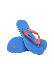 HAVAIANAS BRASIL LOGO &Icirc;ncălțăminte bărbătească albastru/portocaliu - Pantofi unisex - 3