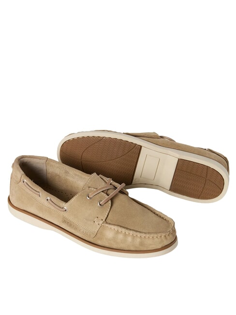 DECK SUEDE Mocasini din piele bej - Pantofi femei