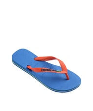 HAVAIANAS BRASIL LOGO &Icirc;ncălțăminte bărbătească albastru/portocaliu - Pantofi unisex - 2