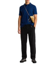 THE NORTH FACE ESSENTIAL Tricou polo cu m&acirc;necă scurtă albastru de vară - maiou Polo - 3