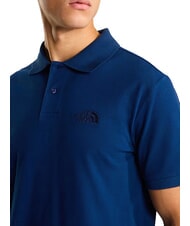 THE NORTH FACE ESSENTIAL Tricou polo cu m&acirc;necă scurtă albastru de vară - maiou Polo - 6