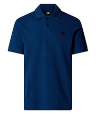 THE NORTH FACE ESSENTIAL Tricou polo cu m&acirc;necă scurtă albastru de vară - maiou Polo - 10