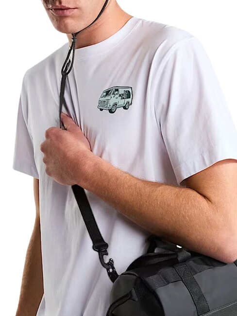 VAN LIFE Tricou cu m&acirc;necă scurtă, 100% bumbac tnf alb - tricou
