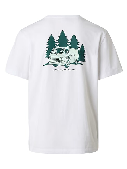 VAN LIFE Tricou cu m&acirc;necă scurtă, 100% bumbac tnf alb - tricou