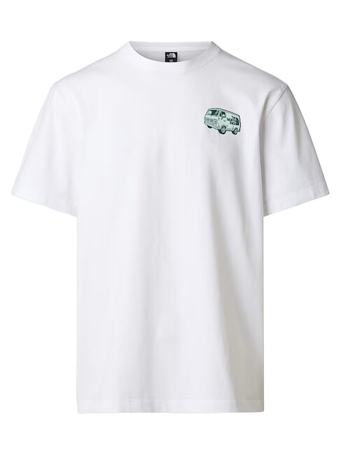 VAN LIFE Tricou cu m&acirc;necă scurtă, 100% bumbac tnf alb - tricou