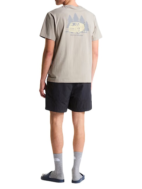 VAN LIFE Tricou cu m&acirc;necă scurtă, 100% bumbac lespede de piatră - tricou