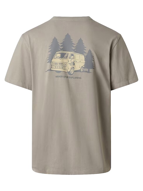 VAN LIFE Tricou cu m&acirc;necă scurtă, 100% bumbac lespede de piatră - tricou