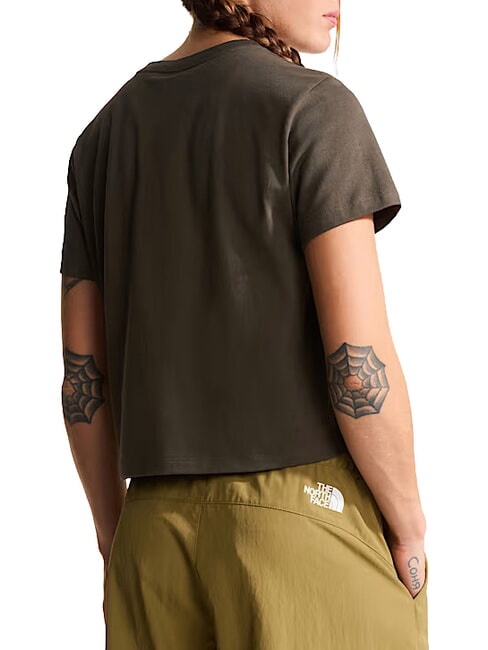 ESSENTIAL SIMPLE Tricou cu m&acirc;necă scurtă, 100% bumbac verde taupe nou - tricou