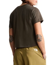 THE NORTH FACE ESSENTIAL SIMPLE Tricou cu m&acirc;necă scurtă, 100% bumbac verde taupe nou - tricou - 2