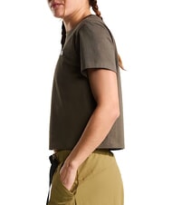THE NORTH FACE ESSENTIAL SIMPLE Tricou cu m&acirc;necă scurtă, 100% bumbac verde taupe nou - tricou - 4