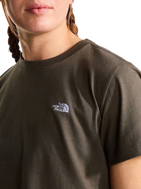 ESSENTIAL SIMPLE Tricou cu m&acirc;necă scurtă, 100% bumbac verde taupe nou - tricou