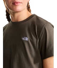 THE NORTH FACE ESSENTIAL SIMPLE Tricou cu m&acirc;necă scurtă, 100% bumbac verde taupe nou - tricou - 5