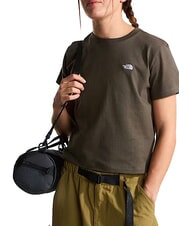 THE NORTH FACE ESSENTIAL SIMPLE Tricou cu m&acirc;necă scurtă, 100% bumbac verde taupe nou - tricou - 6