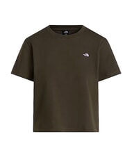 THE NORTH FACE ESSENTIAL SIMPLE Tricou cu m&acirc;necă scurtă, 100% bumbac verde taupe nou - tricou - 8