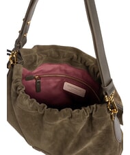 COCCINELLE LIDIA SUEDE BIM Geantă de umăr noroi - Genți femei - 3