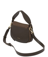 COCCINELLE MAVERY SUEDE BI Geantă mini cu curea de umăr noroi - Genți femei - 3