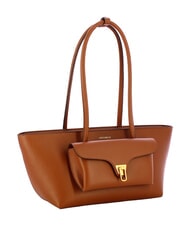 COCCINELLE DOUBLE BEAT Geantă de cumpărături cu clutch coniac - Genți femei - 2
