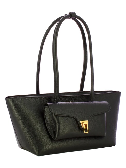 DOUBLE BEAT Geantă de cumpărături cu clutch negru - Genți femei
