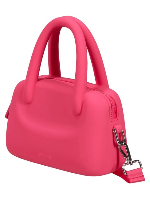 JELLYPOP Geantă mini din silicon, cu curea de umăr roz hawaian - Accesorii de călătorie