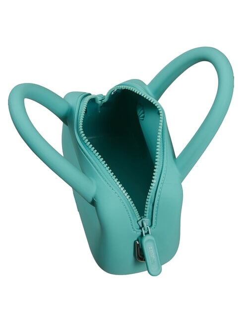 JELLYPOP Geantă mini din silicon, cu curea de umăr turcoaz prăfuit - Accesorii de călătorie