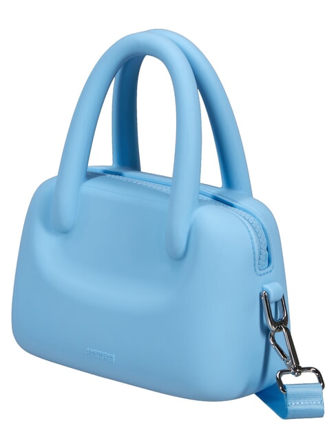 JELLYPOP Geantă mini din silicon, cu curea de umăr Albastru Neptun - Accesorii de călătorie